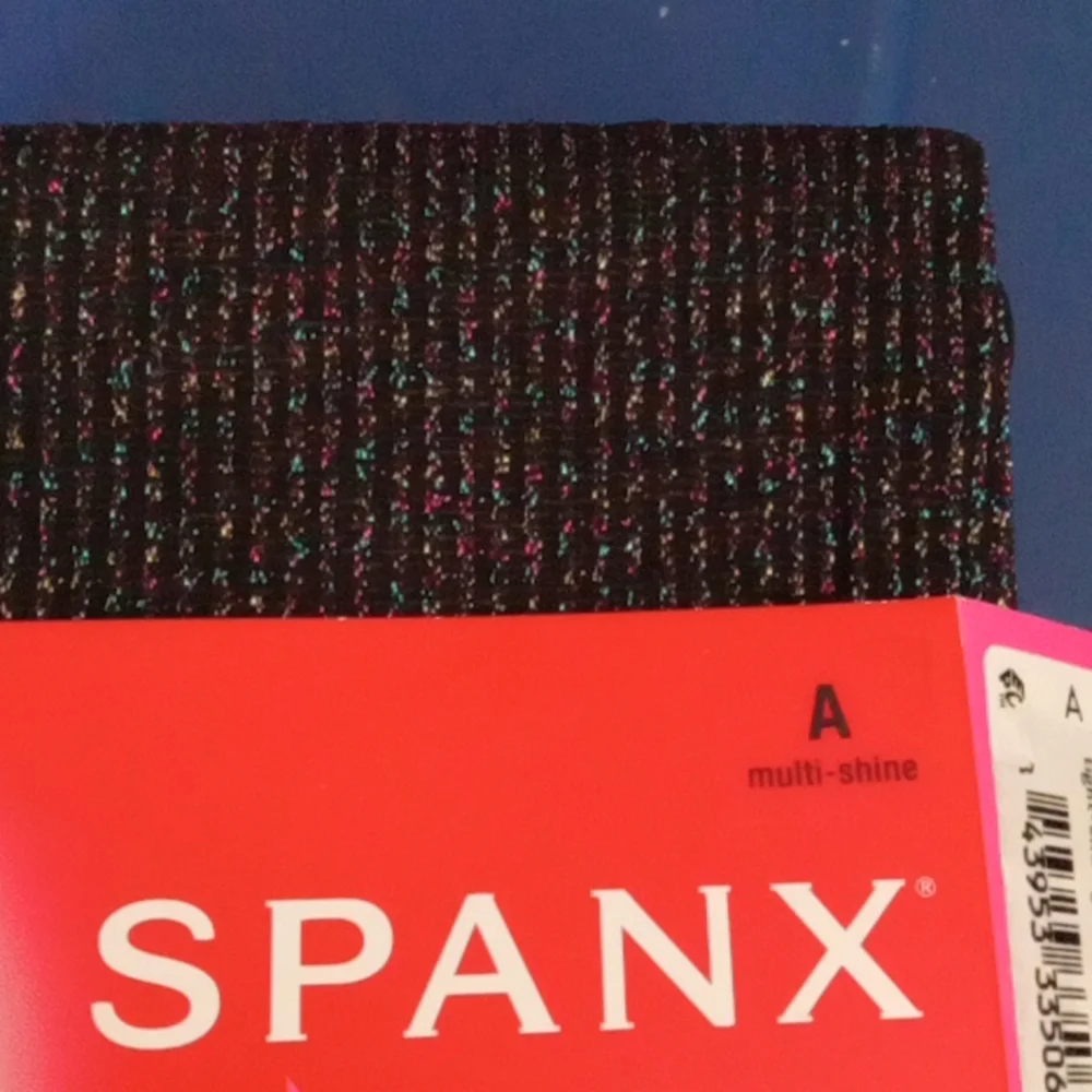 Spanx rainbow 🌈 shimmer tights size A